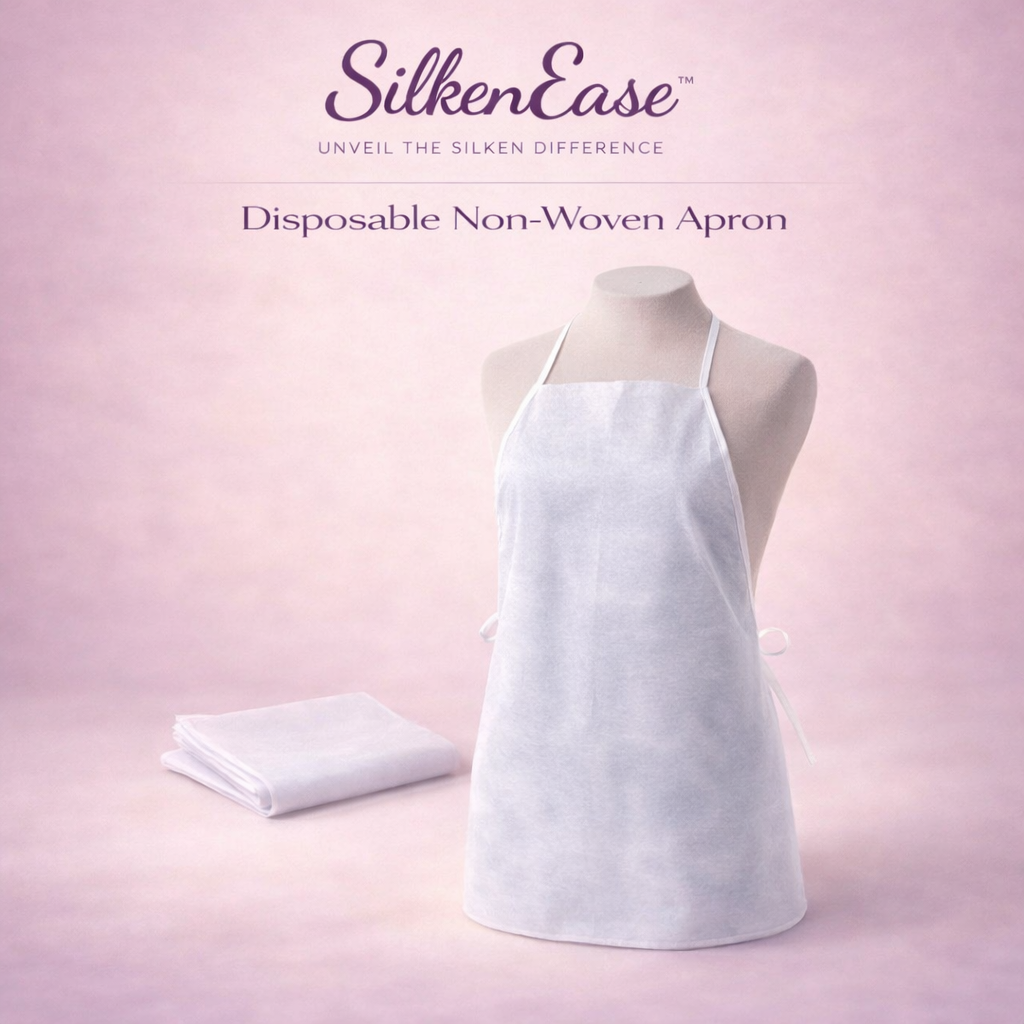 Disposable Non-Woven Apron for Salon & Spa Use