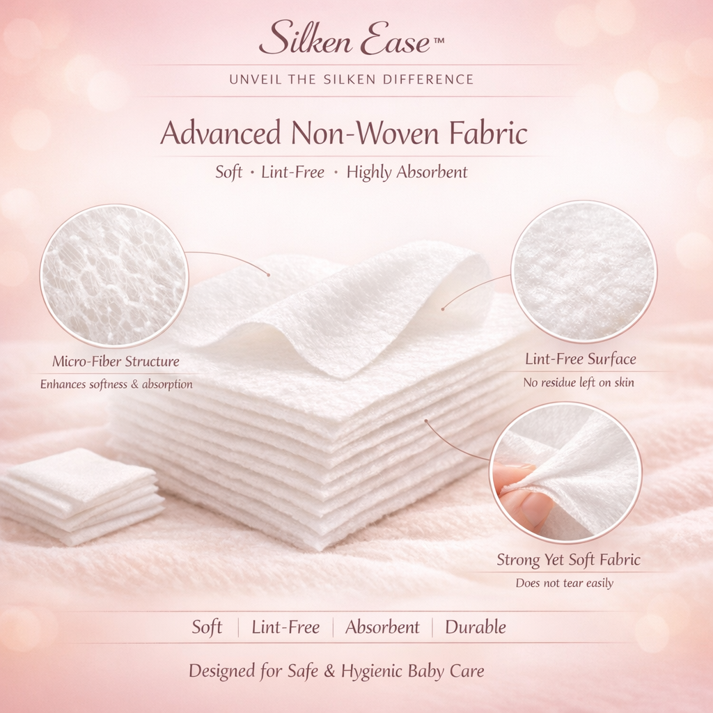 Premium Baby Dry Wipes – Soft, Gentle & Hygienic Care