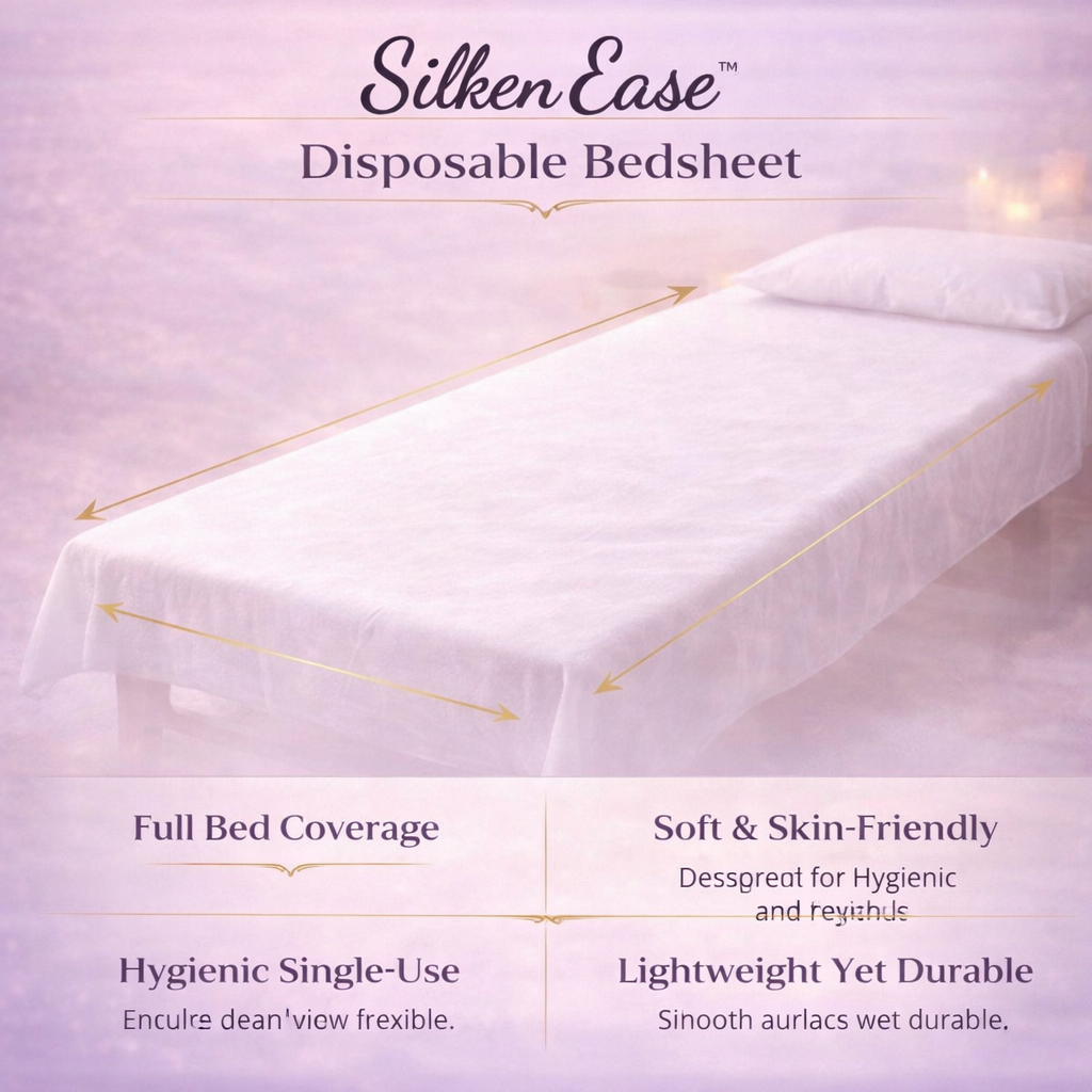 Disposable Salon Bedsheet for Hygiene & Comfort