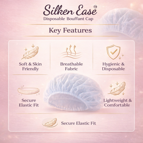 Disposable Bouffant Cap for Salon & Spa Hygiene