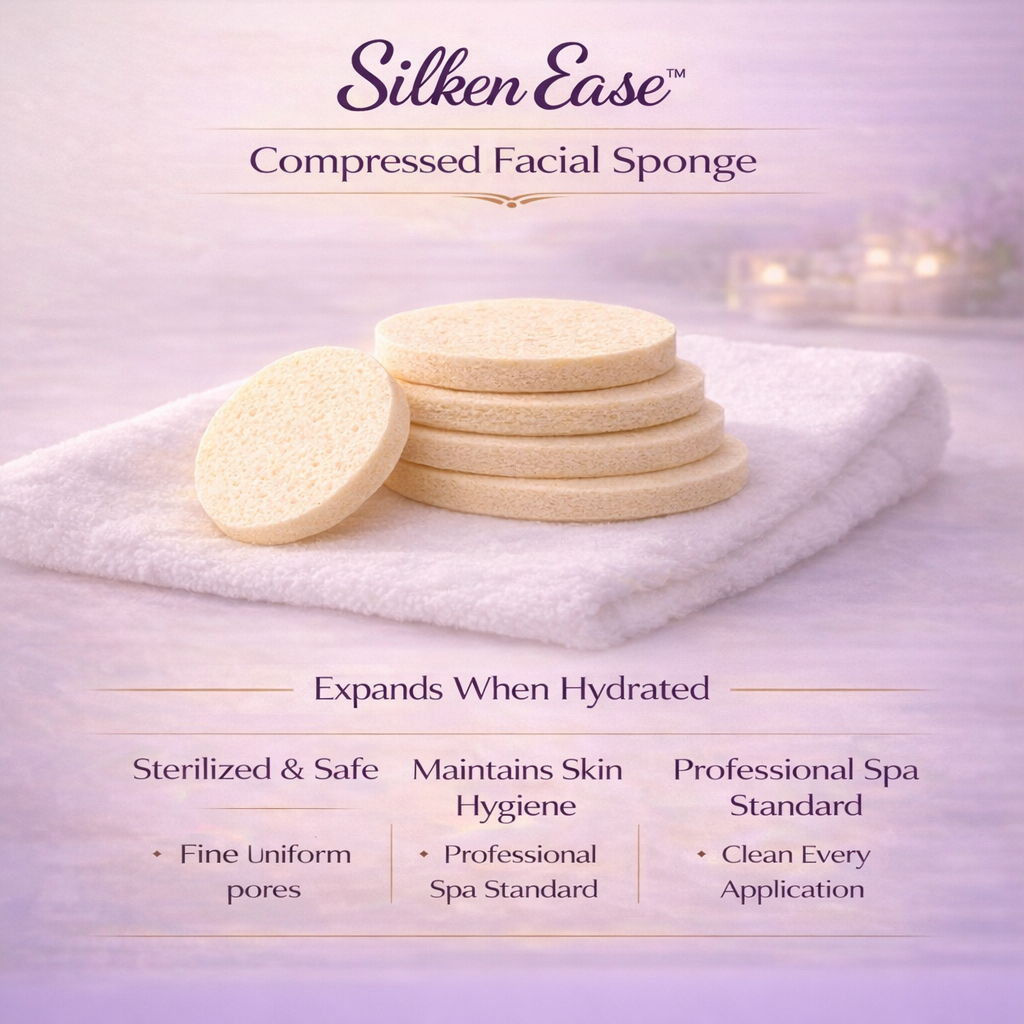 Compressed Sponge for Facial & Beauty Use