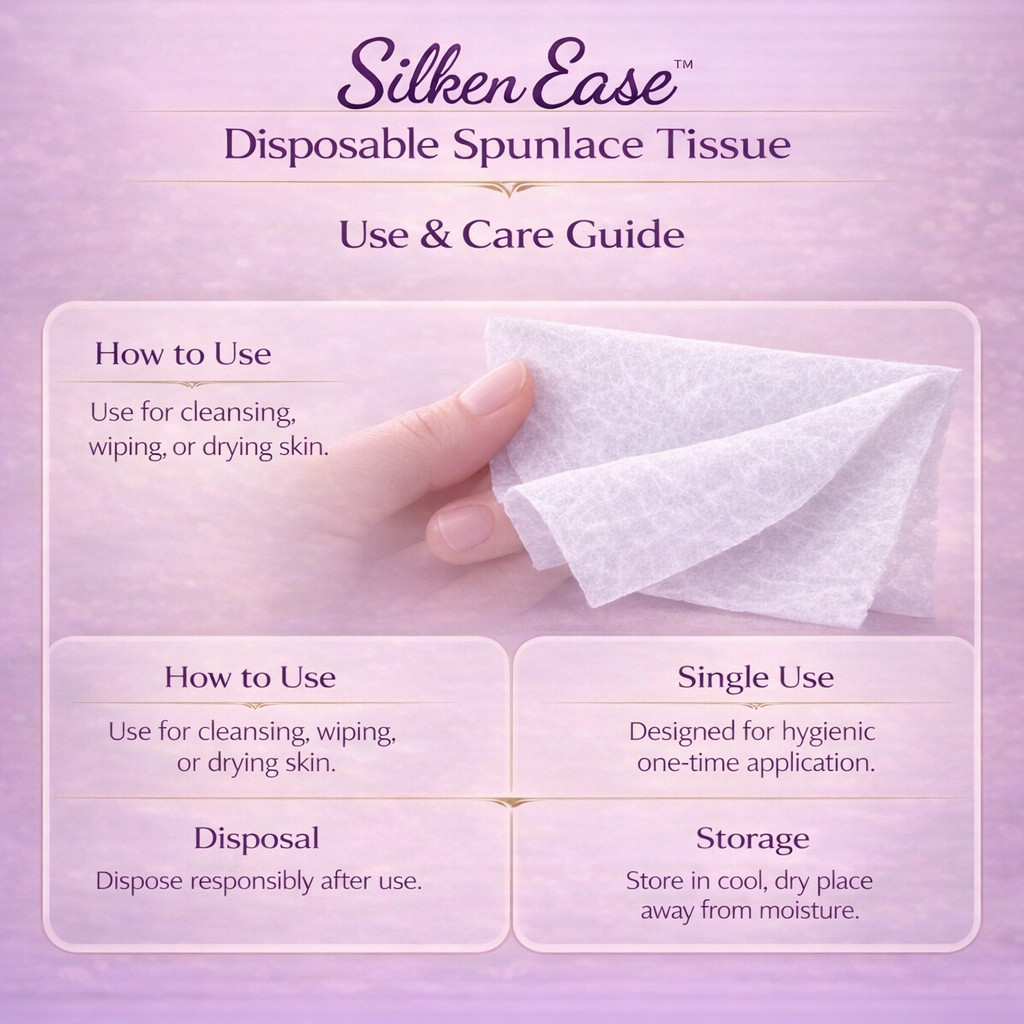 Soft Facial Tissues for Salon & Home Use