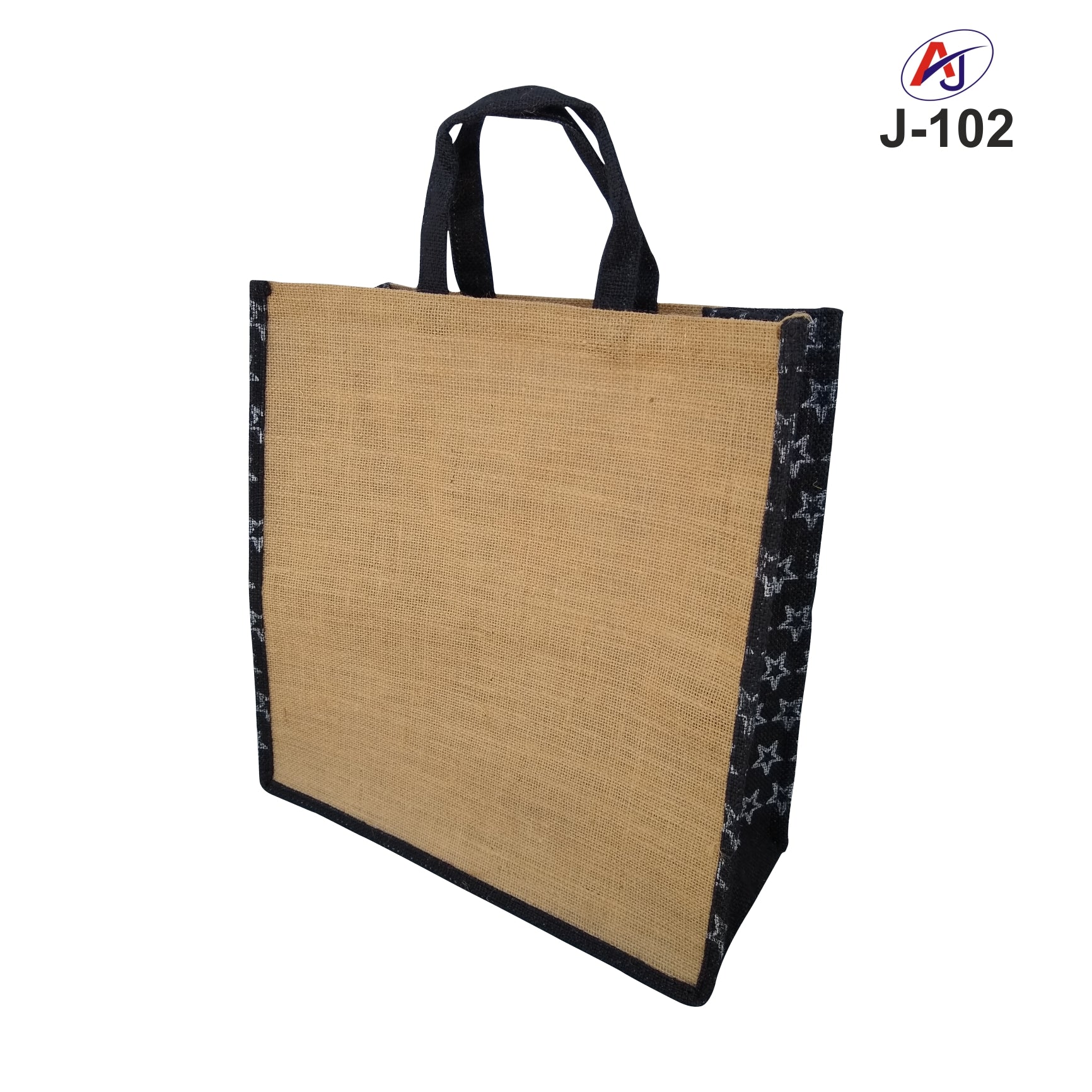 Eco-Friendly Printed Jute Tote Bag with Soft Handle – Wildlife Design Carry Bag