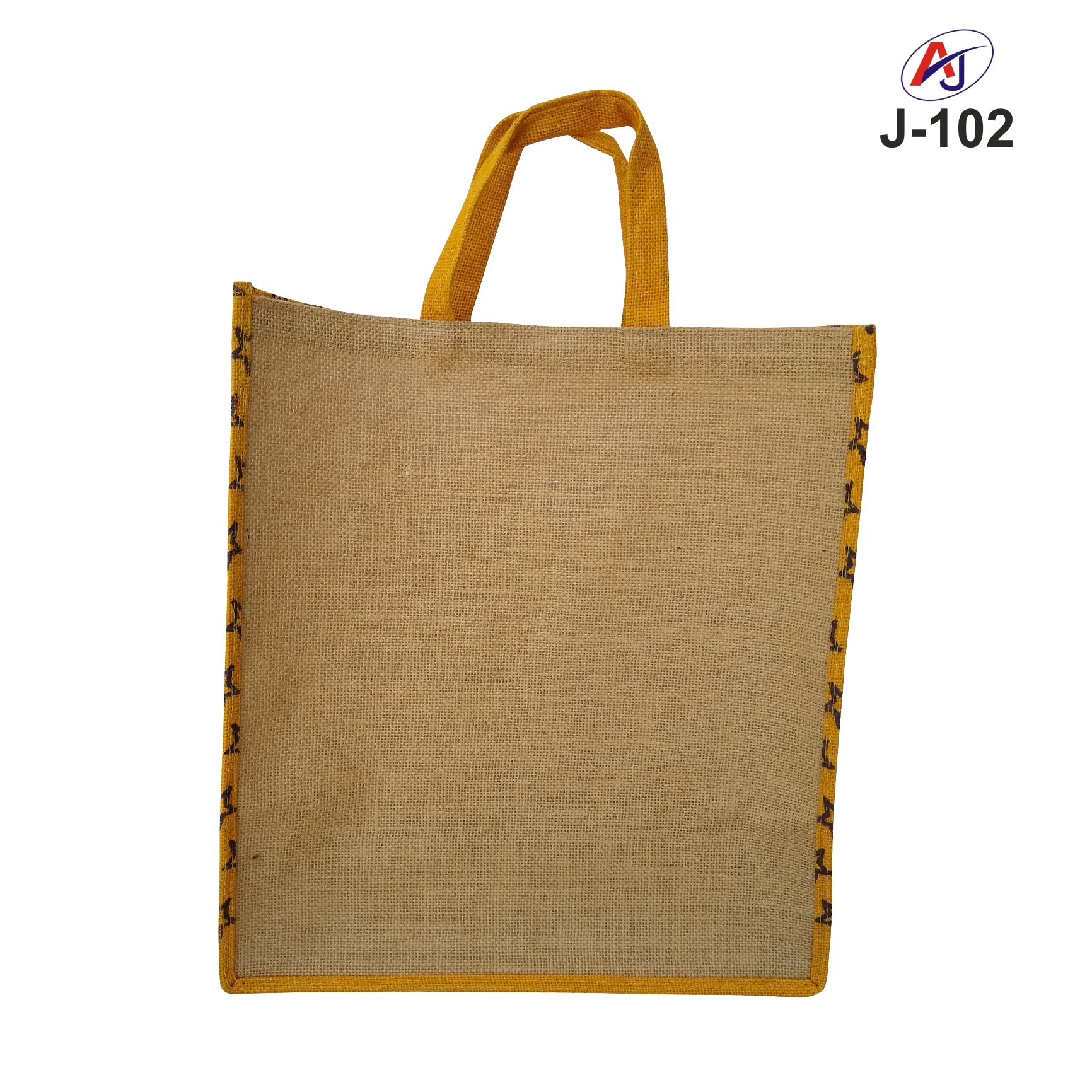 Eco-Friendly Printed Jute Tote Bag with Soft Handle – Wildlife Design Carry Bag