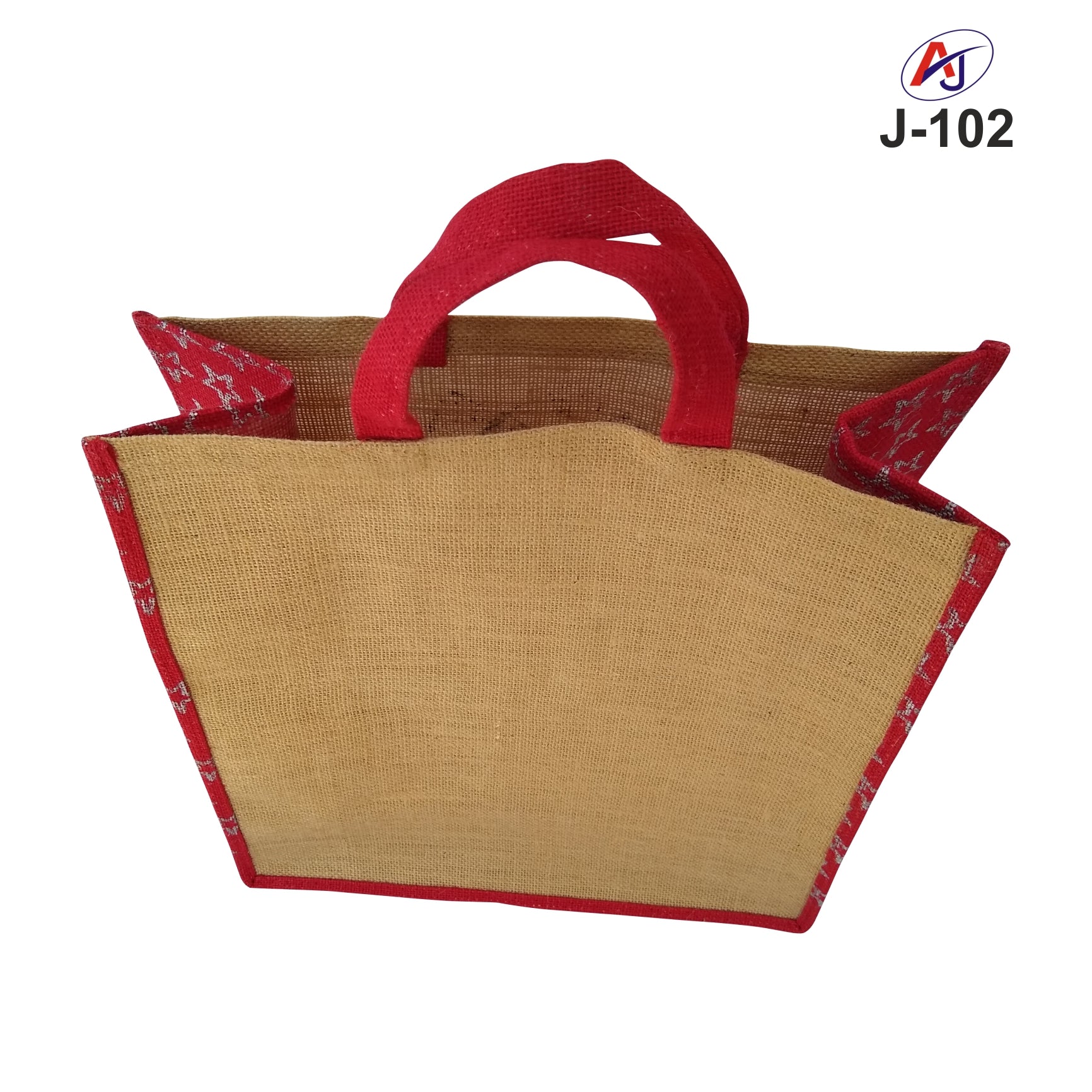 Eco-Friendly Printed Jute Tote Bag with Soft Handle – Wildlife Design Carry Bag
