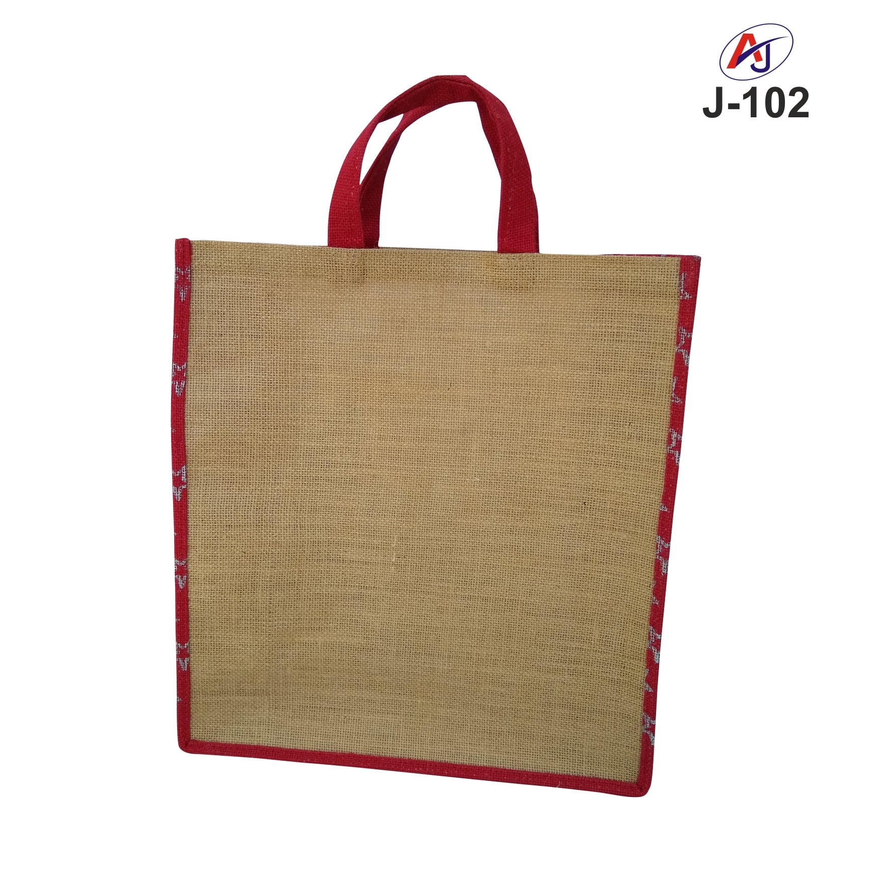 Eco-Friendly Printed Jute Tote Bag with Soft Handle – Wildlife Design Carry Bag
